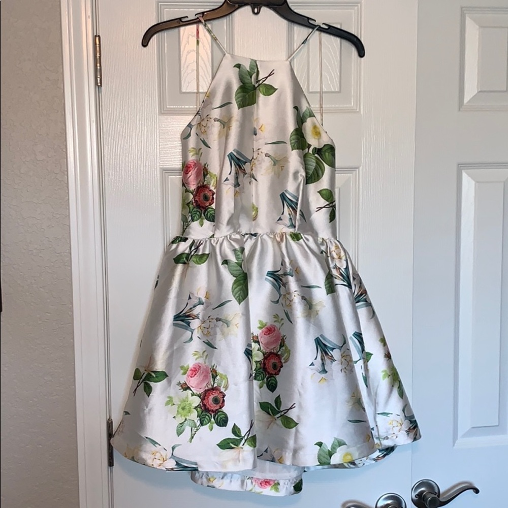 White floral sundress